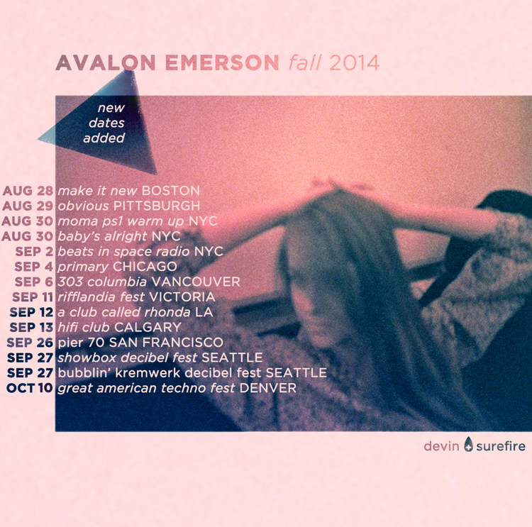 Avalon emersons north american tour